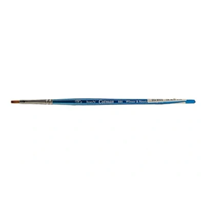 Obrázek Winsor &amp; Newton 5306103 Cotman Aquarell Synthetikhaar Pinsel 666 Ein Strich Pinsel, langer Stiel mit exzellenter Sprungkraft, Farbtragekraft und Punktgenauigkeit 1/8 &quot; 3 mm