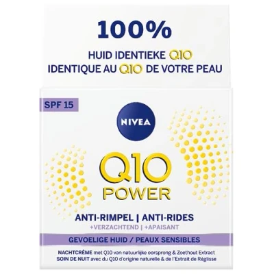 Obrázek NIVEA, Q10 PowerSensitive denní krém s LSF 15 50 ml