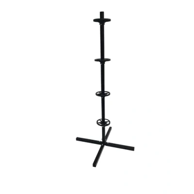 Obrázek cartrend Stojan na pneumatiky XL Max. nosnost 120 kg, vhodný pro všechny běžné ráfky a do 285 mm černý