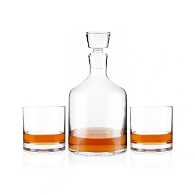 Obrázek Leonardo sada whisky Ambrogio, sklenice na a karafa v ušlechtilém vzhledu, exkluzivní barová klasickém designu, 3dílná, 060003
