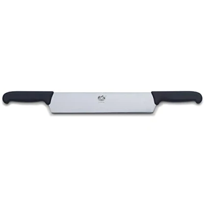 Obrázek Victorinox, Swiss Classic, profesionální nůž na sýr, extra ostrá čepel, rovný brus, 30 cm, robustní plastová rukojeť, nerezová ocel, černý