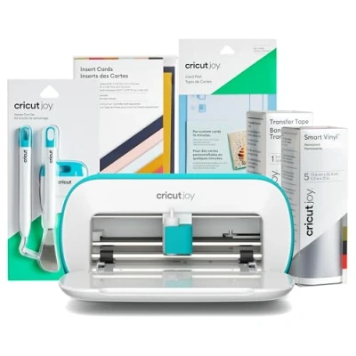 Obrázek Cricut Joy Kompakte smarte Bastelmaschine im Starter Bundle Edition 2024 Maschine und Materialien