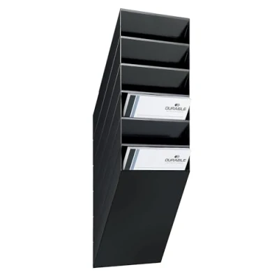 Obrázek Durable Dávkovací sada prospektů Flexiboxx 6 A4, 1 sada, černá, 1709760060