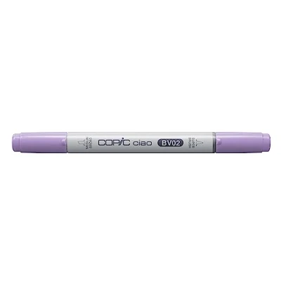 Obrázek COPIC Ciao Marker Typ BV 02, Prune, univerzální popisovač rozložení, se středně širokým a jedním štětcovým hrotem