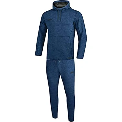 Obrázek JAKO Pánská joggingová souprava Premium Basics s kapucí royal melírovaná, L, M9629