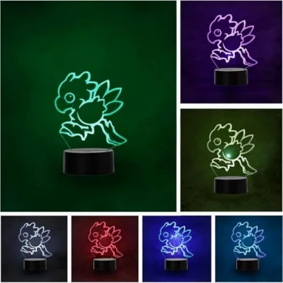 Obrázek LED Final Fantasy Chocobo Farbwechsel USB Nachtlicht und Dekoration