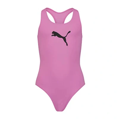 Obrázek PUMA Dívčí plavky Swimsuit, Opera Mauve, 128