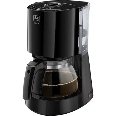 Obrázek Melitta Enjoy kávovar na překapávanou kávu se skleněnou konvicí zastavení odkapávání 10 šálků černý (1017 02)