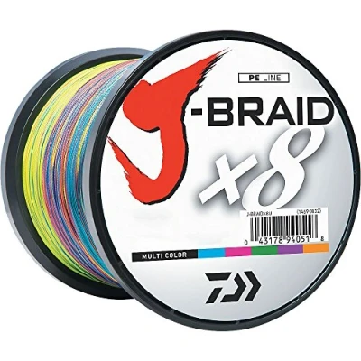 Obrázek Daiwa J STRAPS Braid pletený 40 500 MU linie liber 550YD 550 Yds metrů Multi Color