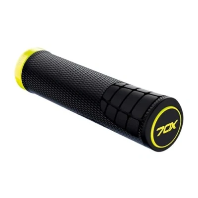 Obrázek SQlab 2148 Unisex rukojeti 7ox černé gripy na kolo, černo žlutá, žlutá Flow Yellow M