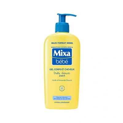 Obrázek Mixa Bébé Gel sehr weich, 2 in 1, Körper und Haar, 300 ml, ml