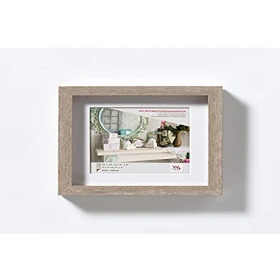 Obrázek walther design rám obrazu šedý 20 x cm s paspartou, Stockholm dřevěný EA222D