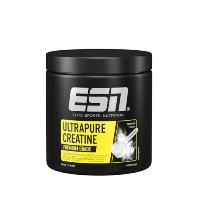 Obrázek ESN Ultrapure Creatine monohydrát, 250 g, 71 porcí, kreatin prášek, mikrojemný a optimálně rozpustný, veganský vyrobeno v Německu (design se může lišit)