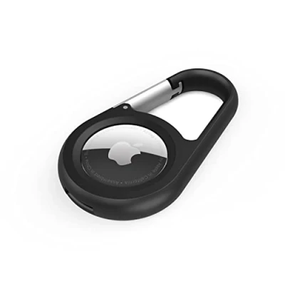 Obrázek Belkin AirTag Hülle mit Karabinerhaken, Secure Holder Schutzhülle für Air Tag, Accessoire Kratzschutz, (Schwarz)