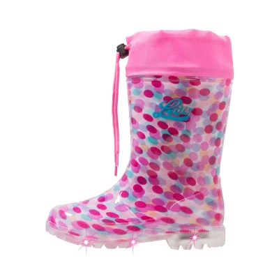 Obrázek LICO Power Blinky Holínky pro děti, Velikost: 31, Pink/rosa/türkis boty