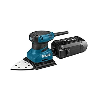 Obrázek MAKITA BO4565K úhlové brusky 200 W, černý, modrý, Modrá, stříbrná