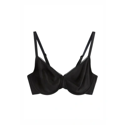 Obrázek Lindex Unpadded Minimiser Podprsenka s kosticemi, Ženy, Velikost: 75E, Black