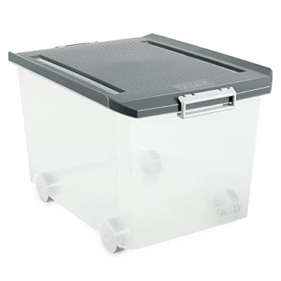 Obrázek TATAY 1150322 víceúčelový úložný box s kolečky, 60 l