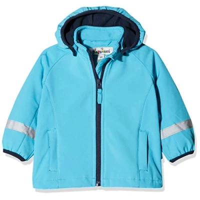 Obrázek Playshoes Unisex dětská softshellová bunda Outdoorový kabát, Aquablau