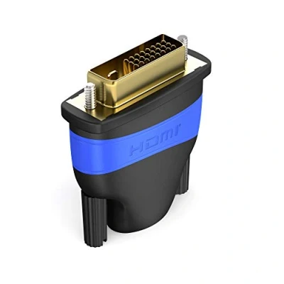 Obrázek KabelDirekt adaptér HDMI DVI (vysokorychlostní DVI, rozlišení Full HD 1080p) řada TOP