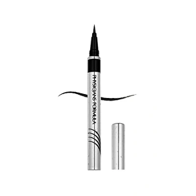 Obrázek Physicians Formula Eye Booster Waterproof Ultra Fine Liquid Eyeliner voděodolné, rychleschnoucí oční linky pro tekuté nanášení, posiluje a vyživuje řasy Vegan Blackest Black