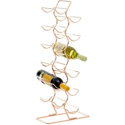 Obrázek Premier Housewares Wine Rack, Copper Plated Iron Wire, Einheitsgröße