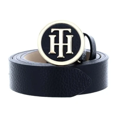 Obrázek Tommy Hilfiger Round Buckle BELT Pásek, Ženy, Velikost: 75, Black