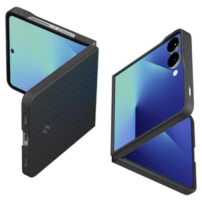 Obrázek Spigen Air Skin Aramid pouzdro kompatibilní se Samsung Galaxy Z Flip 7 černé