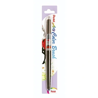 Obrázek Pentel XGFL 137X Colour Brush, jedinečný štětec naplněný akvarelovým inkoustem, šedý, 1 kus