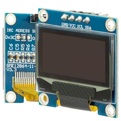 Obrázek AZDelivery 0,96&quot; OLED displej I2C SSD1306 čip 128 x 64 Pixel obrazovka zobrazovací modul s bílými znaky kompatibilní Arduino a Raspberry Pi včetně e knihy