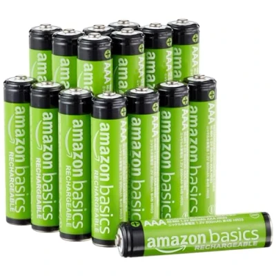 Obrázek Amazon Basics AAA alkalické dobíjecí baterie, 800 mAh, 16 kusů