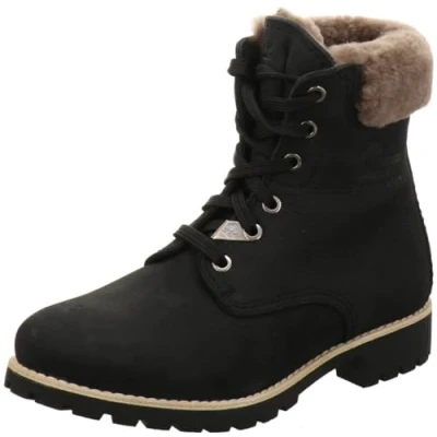 Obrázek Panama Jack Dámské 03 Igloo Combat Boot, B39 Nobuck černý
