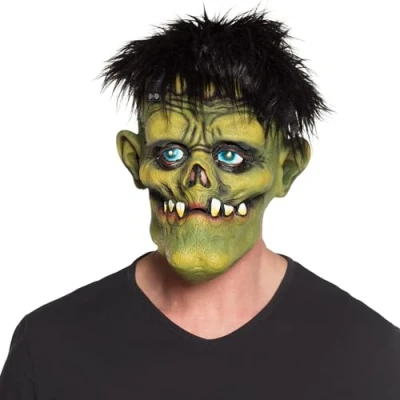 Obrázek Boland 97573 maska Creepy Monster z latexu s vlasy, na karneval nebo Halloween, masopustní kostýmy, hororový kostým, zombie, vícebarevné