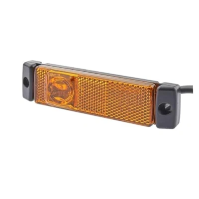 Obrázek HELLA 2PS 008 645 611 Boční obrysové světlo přívěs karavan LED 24V šroubové připojení/montáž ADR/GGVS kabel: 300 mm Konektor: Quick Link