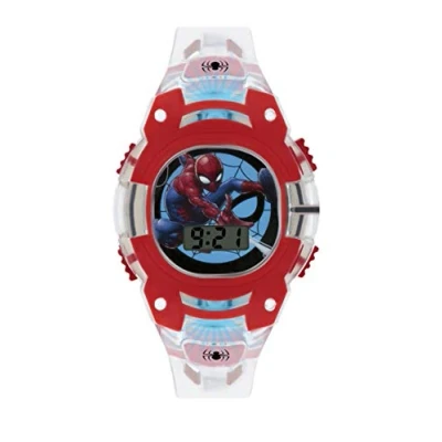 Obrázek Spiderman Jungen Digital Uhr mit PU Armband SMH4000