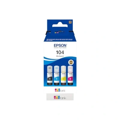 Obrázek Epson C13T00P640 Tinte (4) Cyan, Magenta, Gelb, Schwarz 65 ml Flasche, EcoTank 104