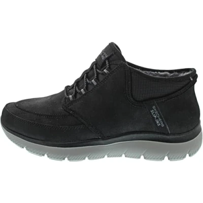 Obrázek Skechers Pánské volné slip ins Summits Sneaker, Černý semiš dřevěné uhlí okraj