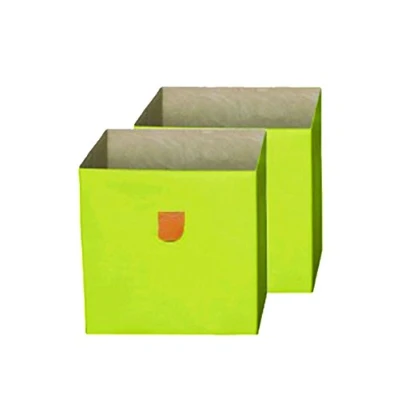 Obrázek Phoenix 817301 GR úložný box Stor &#039;it v sadě po 2 vhodný k Caro Regálech, 34 x cm, kiwi