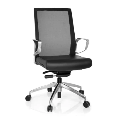 Obrázek hjh OFFICE Kancelářská židle Provider Net síť/látka černá