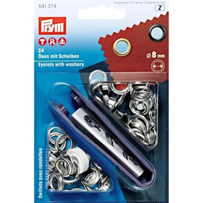 Obrázek Očka a kotouče MS stříbrná barva 8,0 mm