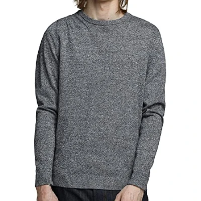 Obrázek JACK &amp; JONES Pánský pulovr Jjebasic Knit Crew Neck Noos, Navy Blazer/Detail: twisted With Jet Stream, XS