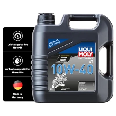Obrázek LIQUI MOLY Motorbike 4T 10W 40 4 L Motocykl 4taktní olej výr. č.: 3046