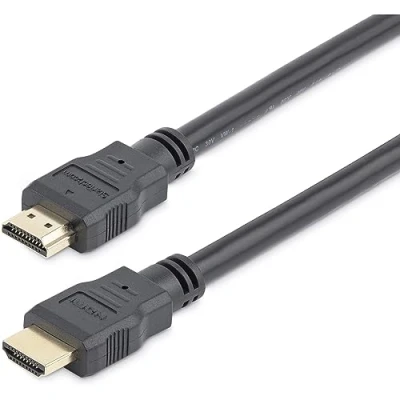 Obrázek StarTech.com 50cm HDMI kabel 4K High Speed s Ethernetem UHD 30Hz video 1. 4 Ultra HD monitory, projektory, televizory a displeje černý M/M