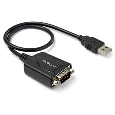 Obrázek StarTech.com USB 2.0 na sériový adaptér RS232 / DB9 rozhraní konvertor (COM) konektor 0,3 m