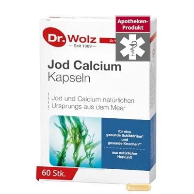 Obrázek Jod Calcium kapsle od Dr. Wolz, s jódem z přírodních zdrojů, 60 kapslí