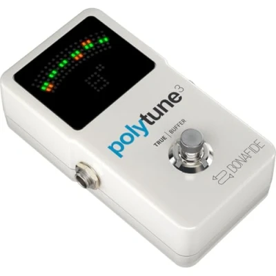 Obrázek TC Electronic POLYTUNE 3 Ultra kompaktní polyfonní tuner s více tuningovými režimy a integrovaným BONAFIDE PUFFER
