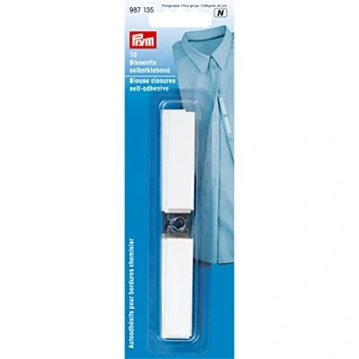 Obrázek Prym 987135 Blusenfix samolepicí, plast, průhledný, 3,70 x 5,70 0,24 cm