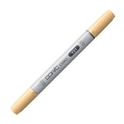 Obrázek COPIC Ciao Marker typ Y 21, žlutý Buttercup, univerzální zvýrazňovač rozložení, na bázi alkoholu, se středně širokým a štětcovým hrotem
