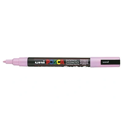 Obrázek uni ball PX36848000 POSCA 186519 zvýrazňovač s jemným kulatým hrotem, světle růžová