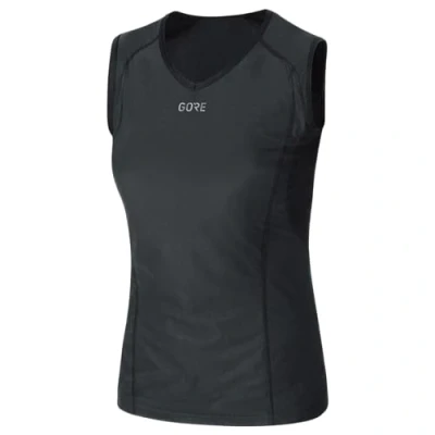 Obrázek Gore Wear Dámské M Windstopper Base Layer Shirt bez rukávů, černá, 34